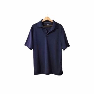 Champion Golf Men's Navy Blue Short Sleeve Polo Shirt Size L